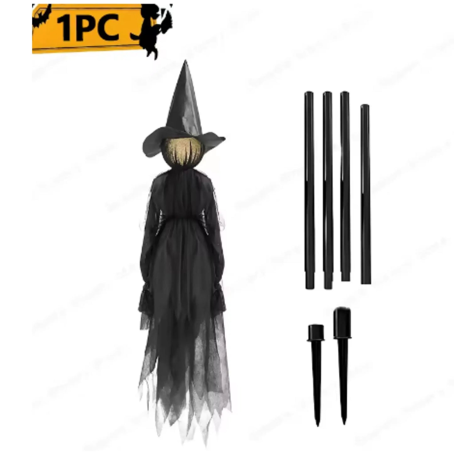 Glowing Witch Decoration