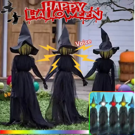 Glowing Witch Decoration